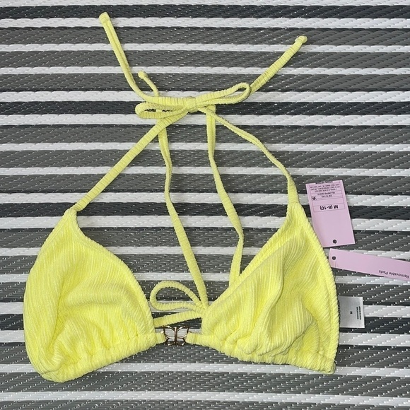 Wild Fable Triangle Halter Bikini Swim Top - Picture 1 of 4